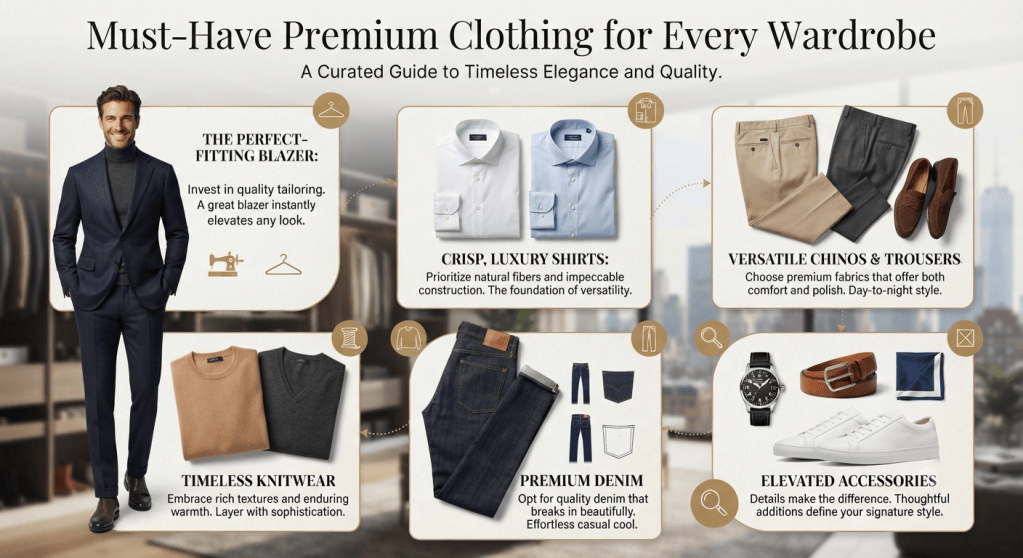 Must-Have Premium Clothing for Every&nbsp;Wardrobe